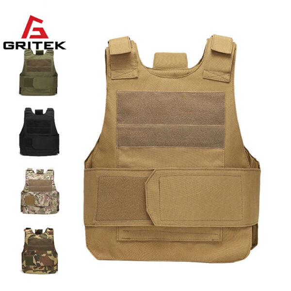 Gritek Tactical Vest Multi functional Armor Tactical Carrier Vest CP Camo 800D Tactical Airsoft Vest Outdoor Climb Hunting Vests