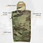Gritek Molle Dump Pouch Mini Folding Recycling Bag molle Waist Tool Sundries Bag Magazine Utility Pouch for Molle Belt Vest Pouch - Image 3
