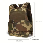 Gritek Tactical Vest Multi functional Armor Tactical Carrier Vest CP Camo 800D Tactical Airsoft Vest Outdoor Climb Hunting Vests - Image 4