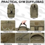 Gritek Camping Backpacks Men Tactical Backpack Molle Hiking Travel Climbing Rucksack Sports Gym Duffel Bag - Image 3