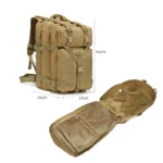 Gritek Outdoor Sports Pack Hiking Bag Rucksack Knapsack Combat Camouflage Tactical Backpack - Image 5