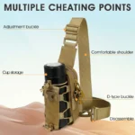 Gritek Outdoor Multi-functional Tactical Water Bottle Waist Bag, Molle Small Crossbody Bag, Portable Mobile Phone and Water Bottle Bag - Image 5