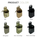 Gritek Molle Dump Pouch Mini Folding Recycling Bag molle Waist Tool Sundries Bag Magazine Utility Pouch for Molle Belt Vest Pouch - Image 6