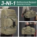 Gritek Camping Backpacks Men Tactical Backpack Molle Hiking Travel Climbing Rucksack Sports Gym Duffel Bag - Image 6